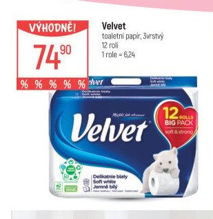 Velvet toaletní papír