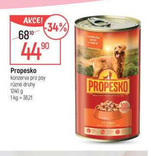 Propesko konzerva pro psy