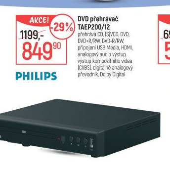 DVD přehrávač TAEP200/12