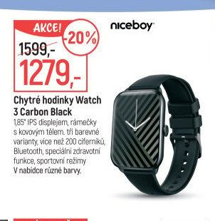 Chytré hodinky Watch 3 Carbon Black