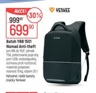 Batoh YBB 1501 Nomad Anti-theft
