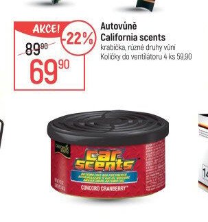 Autovůně California scents