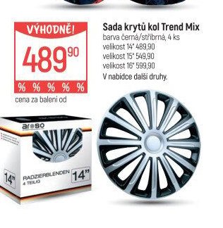 Sada krytů kol Trend Mix