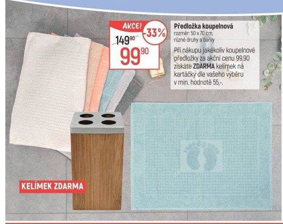 Předložka koupelnová