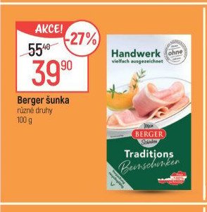 Berger šunka