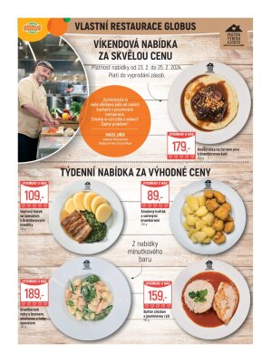 akční leták Globus 21.2.2024-27.2.2024