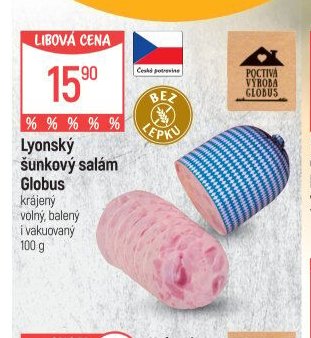 Lyonský šunkový salám Globus