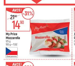 My Price Mozzarella
