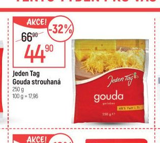 Jeden Tag Gouda strouhaná