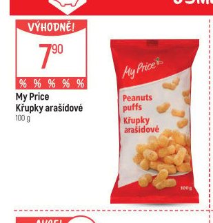 My Price Křupky arašídové