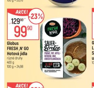 Globus FRESH N GO Hotová jídla