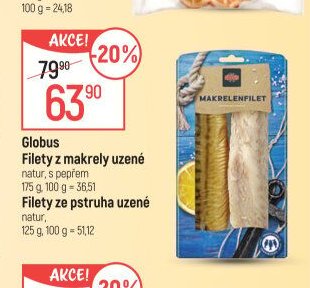 Globus Filety z makrely uzené / Filety ze pstruha uzené