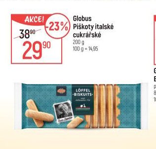 Globus Piškoty italské cukrářské 200 g