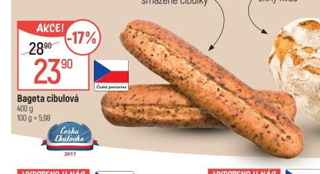 Bageta cibulová