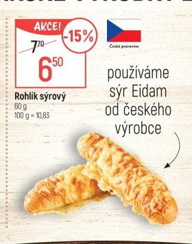Rohlík sýrový
