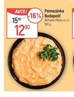 Pomazánka Budapešť