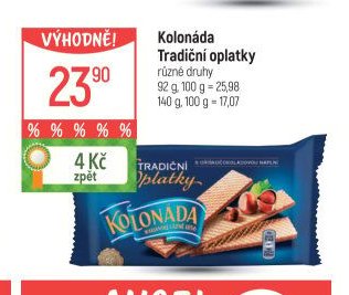 Kolonáda Tradiční oplatky