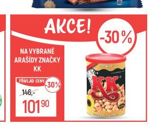 Arašídy značky KK