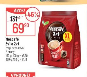 Nescafé 3v1 a 2v1