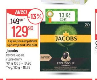 Jacobs kávové kapsle