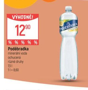 Poděbradka minerální voda