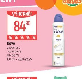 Dove deodorant