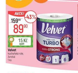 Velvet kuchyňské role