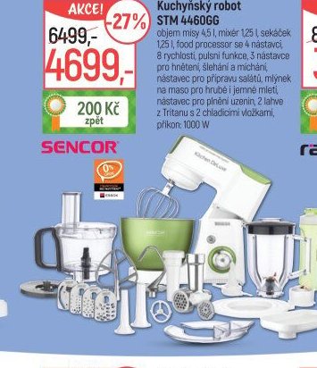Kuchyňský robot Sencor STM 4460GG