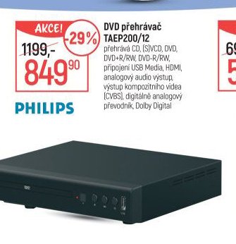 DVD přehrávač Philips TAEP200/12