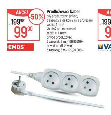 Prodlužovací kabel Emos