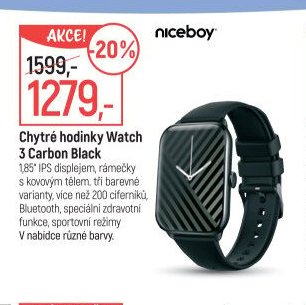 Chytré hodinky Watch 3 Carbon Black