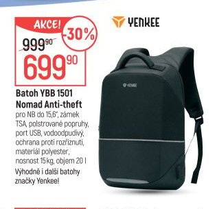 Batoh YBB 1501 Nomad Anti-theft