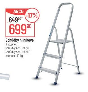 Schůdky hliníkové