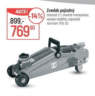 Zvedák pojízdný