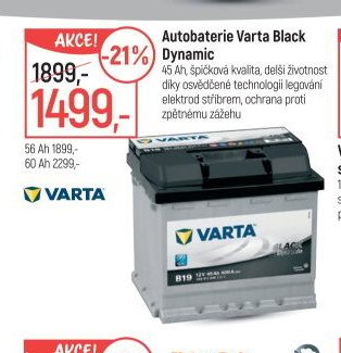 Autobaterie Varta Black Dynamic
