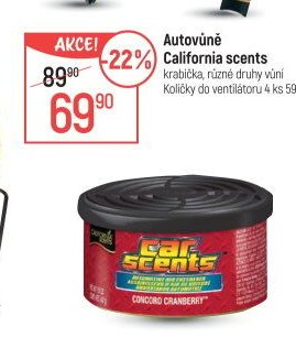 Autovůně California scents