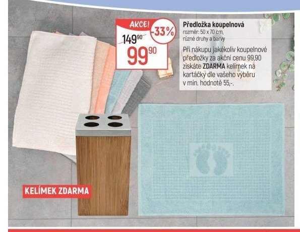 Předložka koupelnová