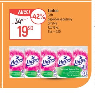 Linteo Soft papírové kapesníky