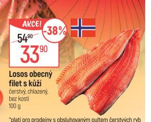 Losos obecný filet s kůží