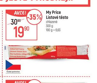 My Price Listové těsto