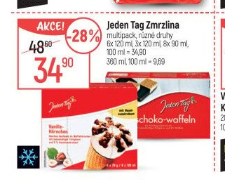 Jeden Tag Zmrzlina multipack