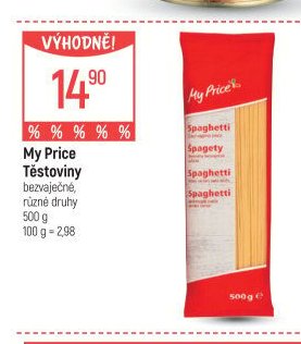 My Price Těstoviny