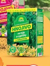 Hnojivo na túje a cypřišky s rohovinou