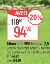 Minerální NPK hnojivo 2,5 kg