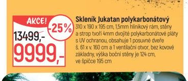 Skleník Jukatan polykarbonátový