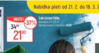Zakrývací fólie