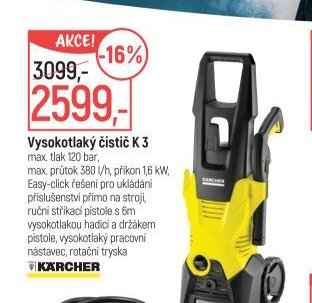 Vysotlaký čistič K 3