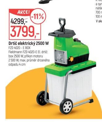 Drtič elektrický 2500 W