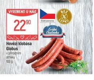 Hovězí klobása Globus