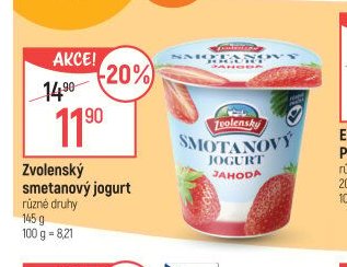 Zvolenský smetanový jogurt
